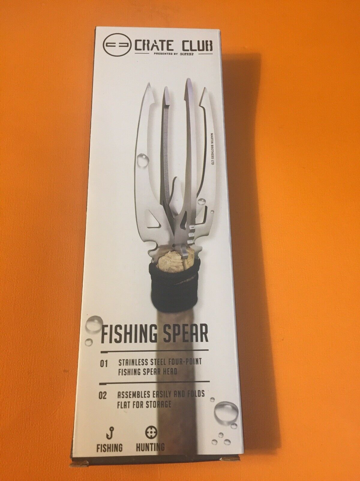 Martin Brothers Fishing Spear Head Survival Hunting Tactical New