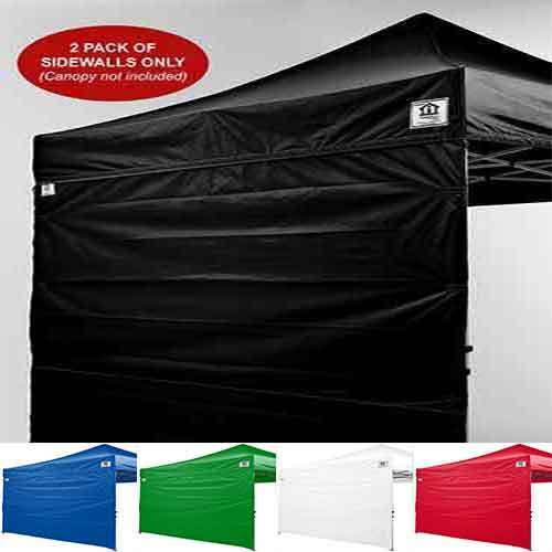 10x10 Canopy Tent Side Walls Outdoor Pop Up Canopy Sidewalls - Two Walls Only