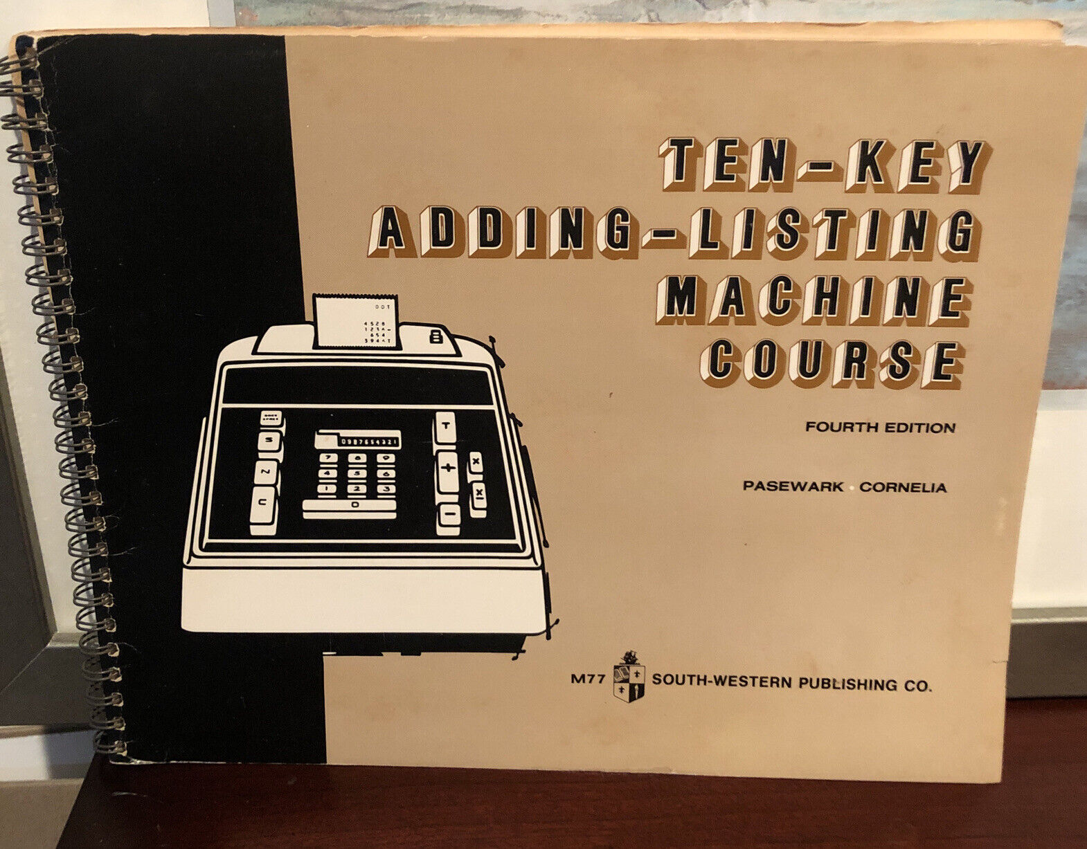 Vintage 1973 Ten-key Adding Listing Machine Course Fourth Edition