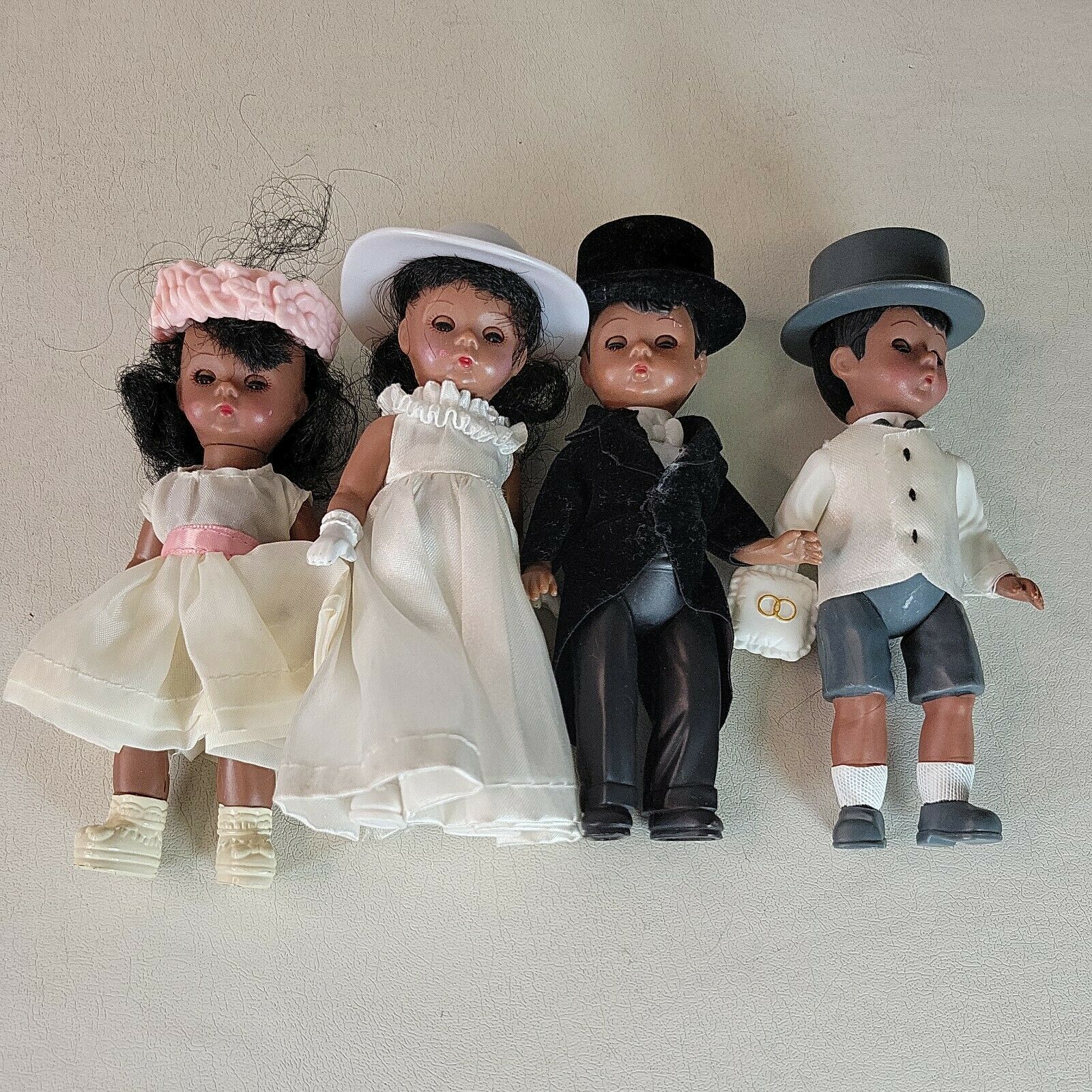 Wedding Party Of Madame Alexander For Mcdonalds Mini Dolls Lot Of 4