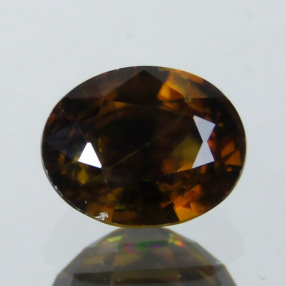 1.50cts Exquisite Oval Shape Natural Sphene Titanite 7.4x5.8 Mm Loose Gemstone
